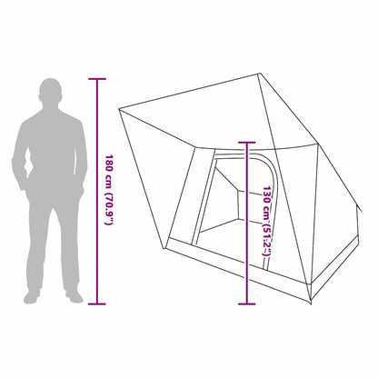 Tienda De Camping Con Techo 223 X 163 X 130 Cm Tafetán