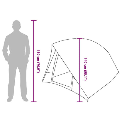 Tienda De Camping Con Techo 275 X 230 X 140 Cm Tafetán