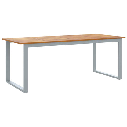 Mesa De Jardín Madera De Acacia Sólida