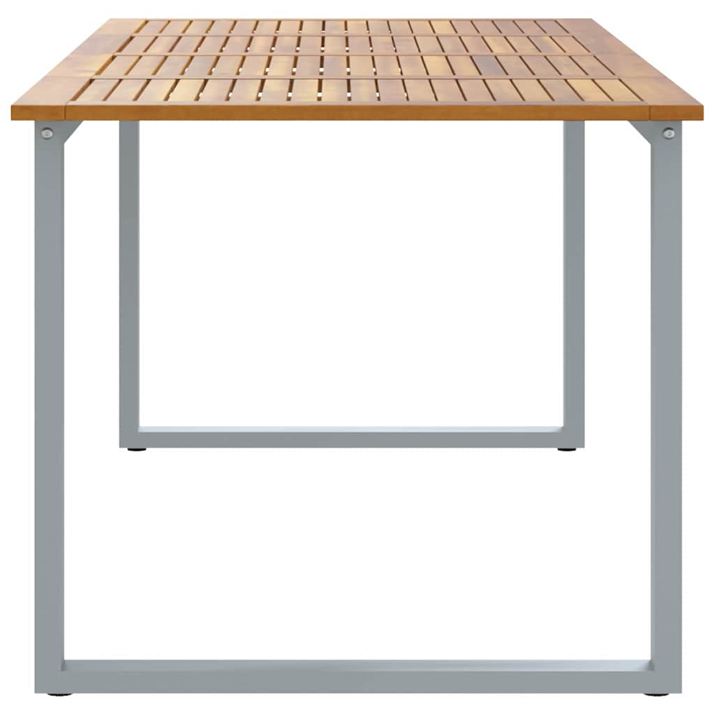 Mesa De Jardín Madera De Acacia Sólida