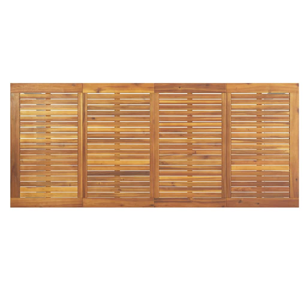 Mesa De Jardín Madera De Acacia Sólida