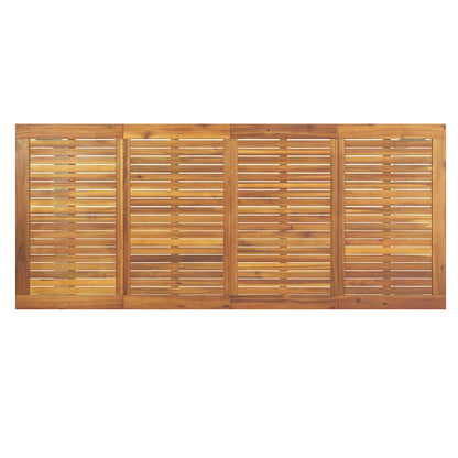 Mesa De Jardín Madera De Acacia Sólida