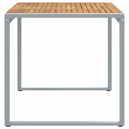Mesa De Jardín Madera De Acacia Sólida