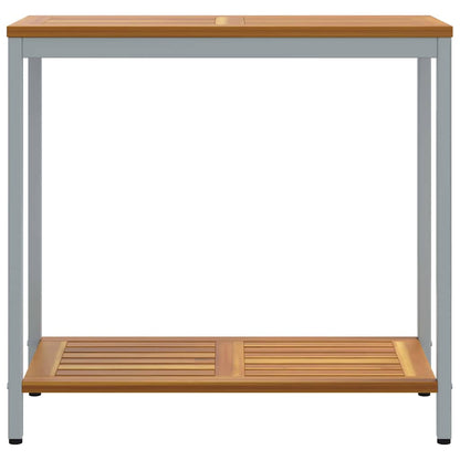 Mesa De Exterior Con Estante