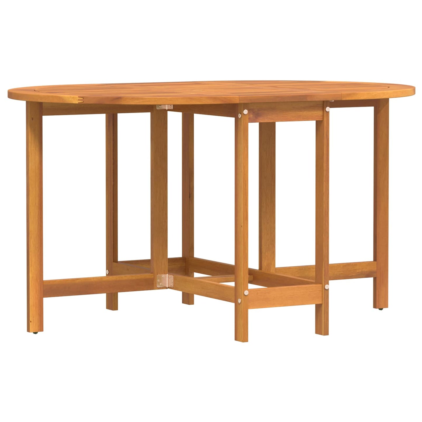 Set Comedor De Jardín Plegable 5 Piezas Madera Maciza De Acacia