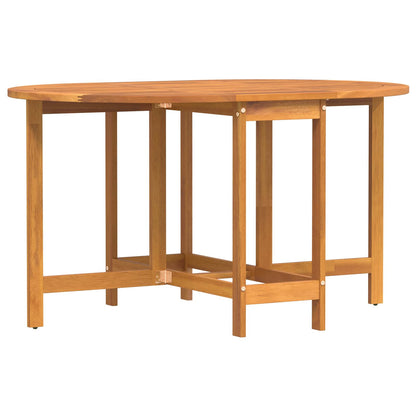 Mesa De Jardín Marrón 110 X 60 X 72 Cm Madera De Acacia Sólida