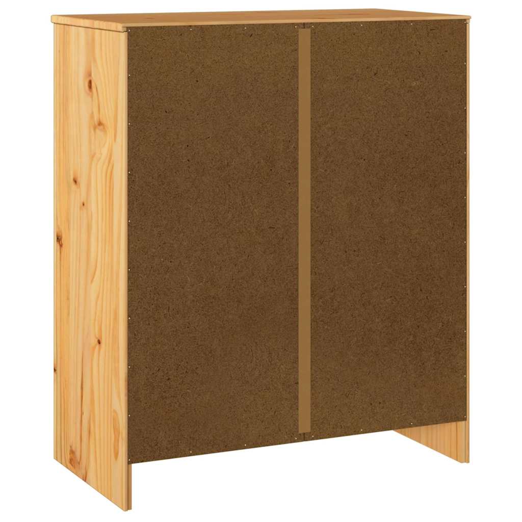 Cajonera Drammen Roble 76,5 X 40 X 91 Cm Madera Maciza De Pino
