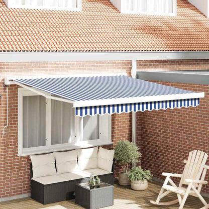 Toldo Retráctil Aluminio Y Tela Gris 3X2,5 M