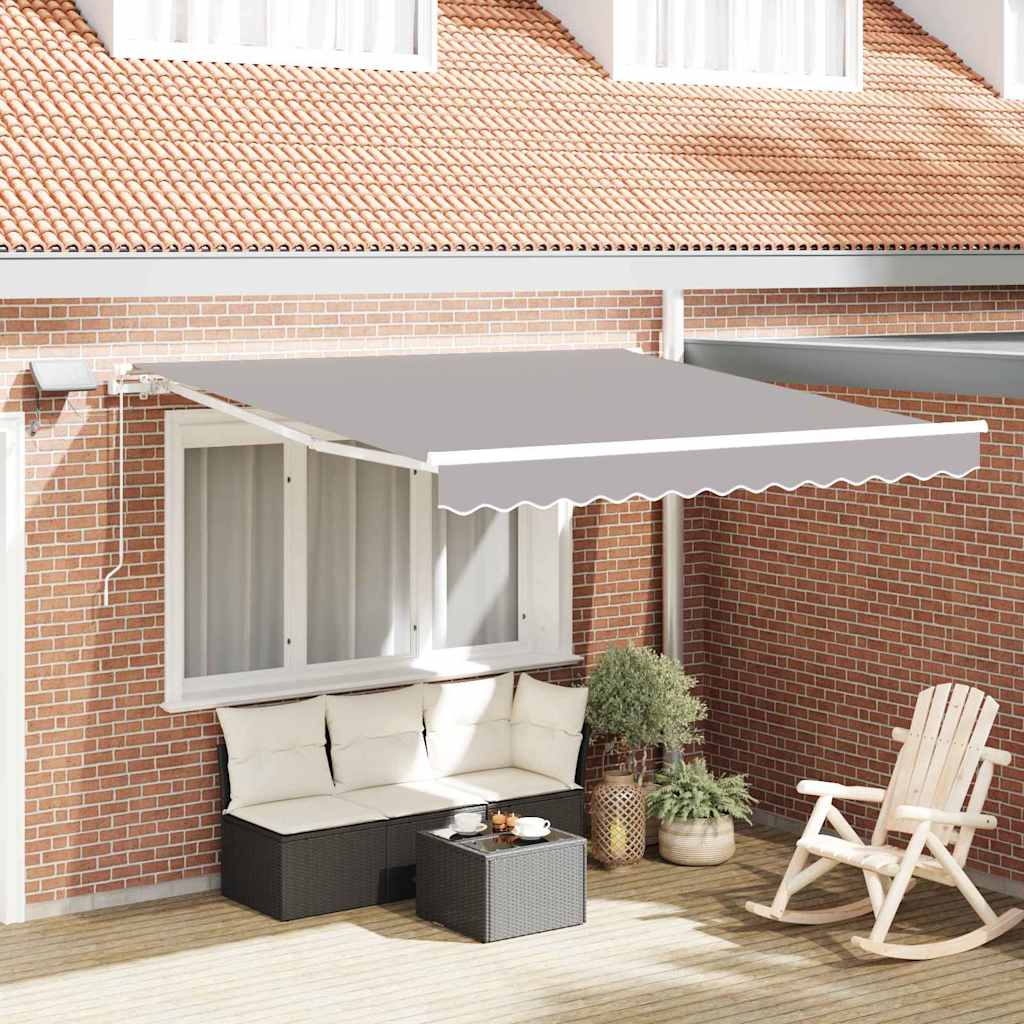 Toldo Retráctil Manual Con Led