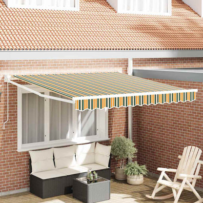 Toldo Retráctil Aluminio Y Tela Gris Antracita