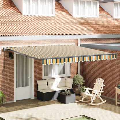Toldo Retráctil Automático Gris