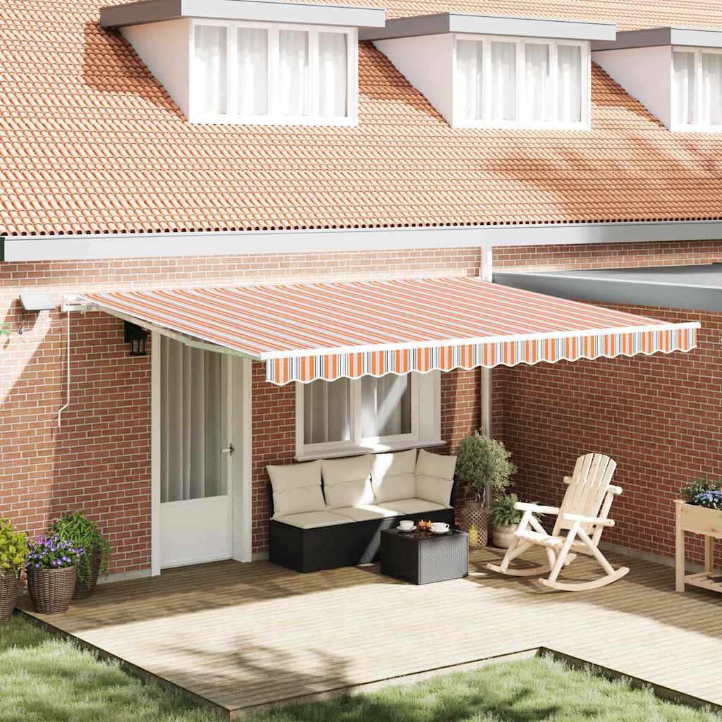 Toldo Retráctil Manual Con Led