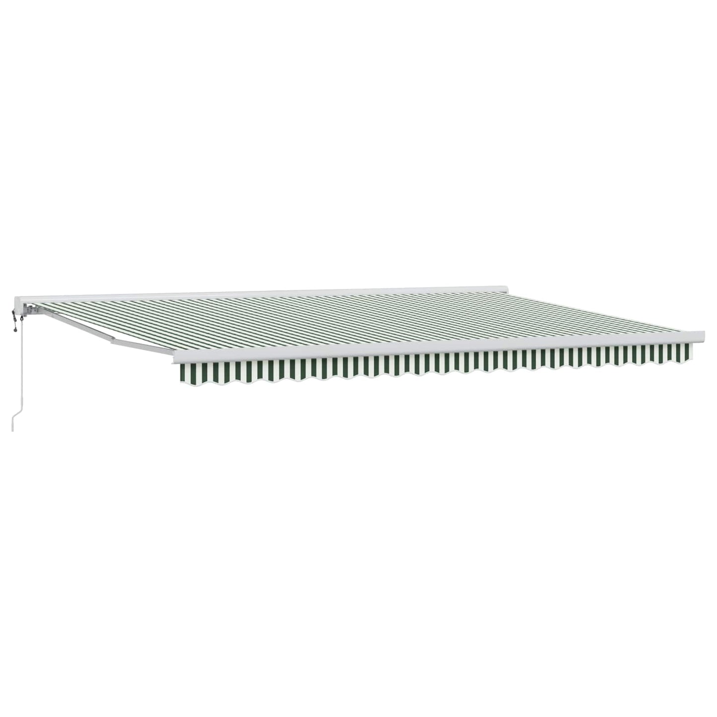 Toldo Retráctil Aluminio Y Tela Gris 3X2,5 M