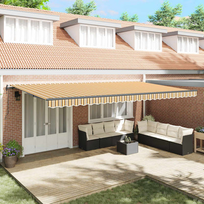 Toldo Retráctil Automático Gris
