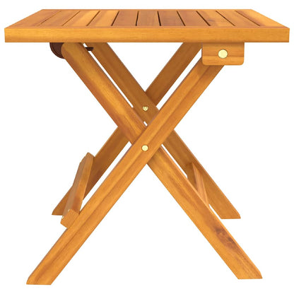 Tumbona 3 Pcs Marrón Madera De Acacia Sólida
