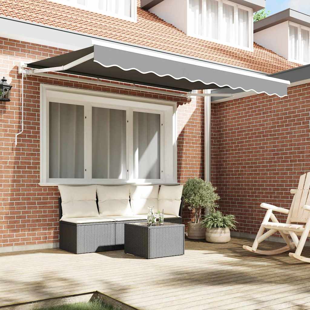 Estructura Del Toldo Manual Ajustable 2,5 X 2 M Acero