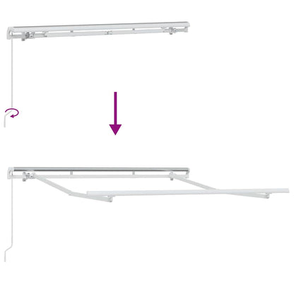 Estructura Del Toldo Manual 2,5 X 2 M Metal
