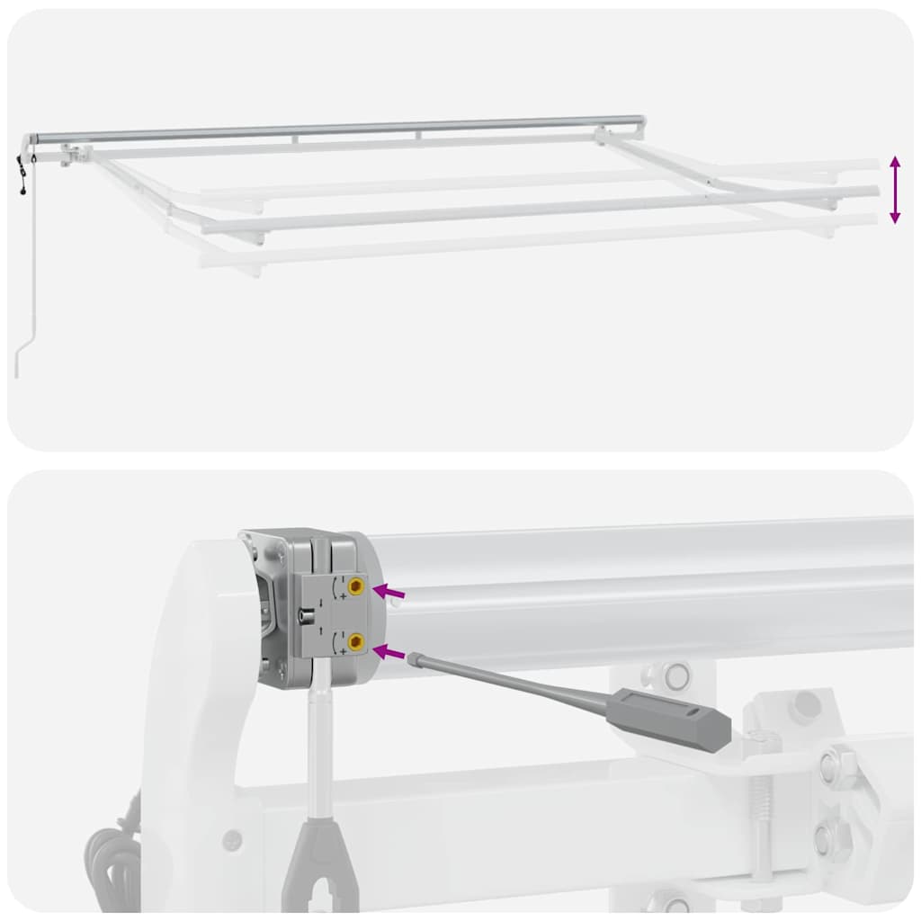 Estructura Del Toldo 3,5 X 2 M Metal