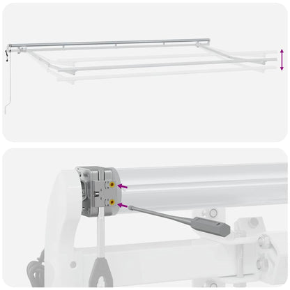Estructura Del Toldo 4 X 2 M Metal