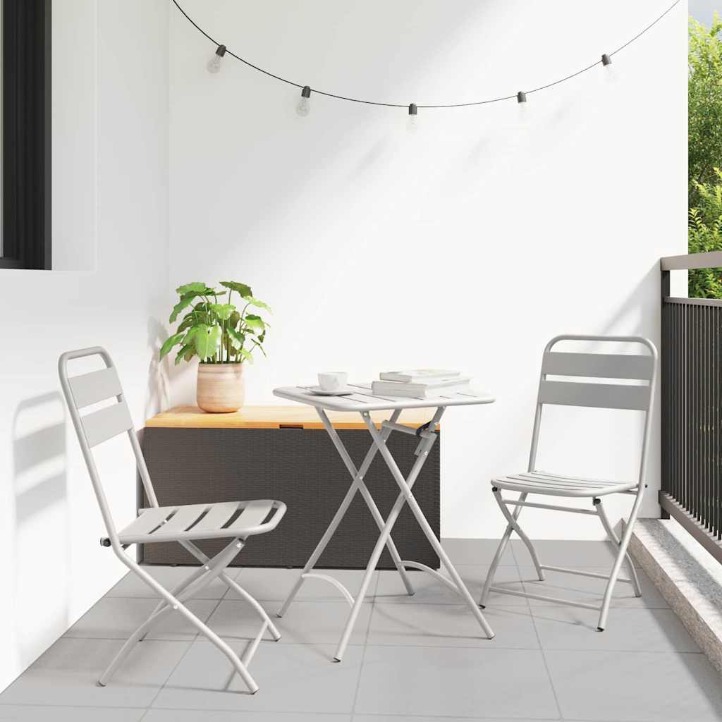 Silla De Jardín Plegable 2 Pcs 42 X 52 X 82Cm