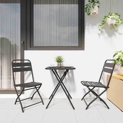 Silla De Jardín Plegable 2 Pcs 42 X 52 X 82Cm