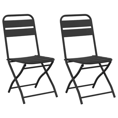 Silla De Jardín Plegable 2 Pcs 42 X 52 X 82Cm
