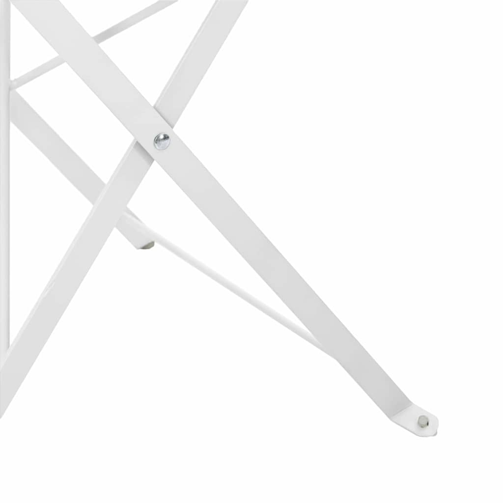 Silla De Jardín Plegable 2 Pcs 42 X 46 X 82Cm Metal