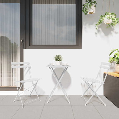 Silla De Jardín Plegable 2 Pcs 42 X 46 X 82Cm Metal