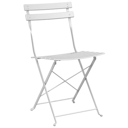 Silla De Jardín Plegable 2 Pcs 42 X 46 X 82Cm Metal