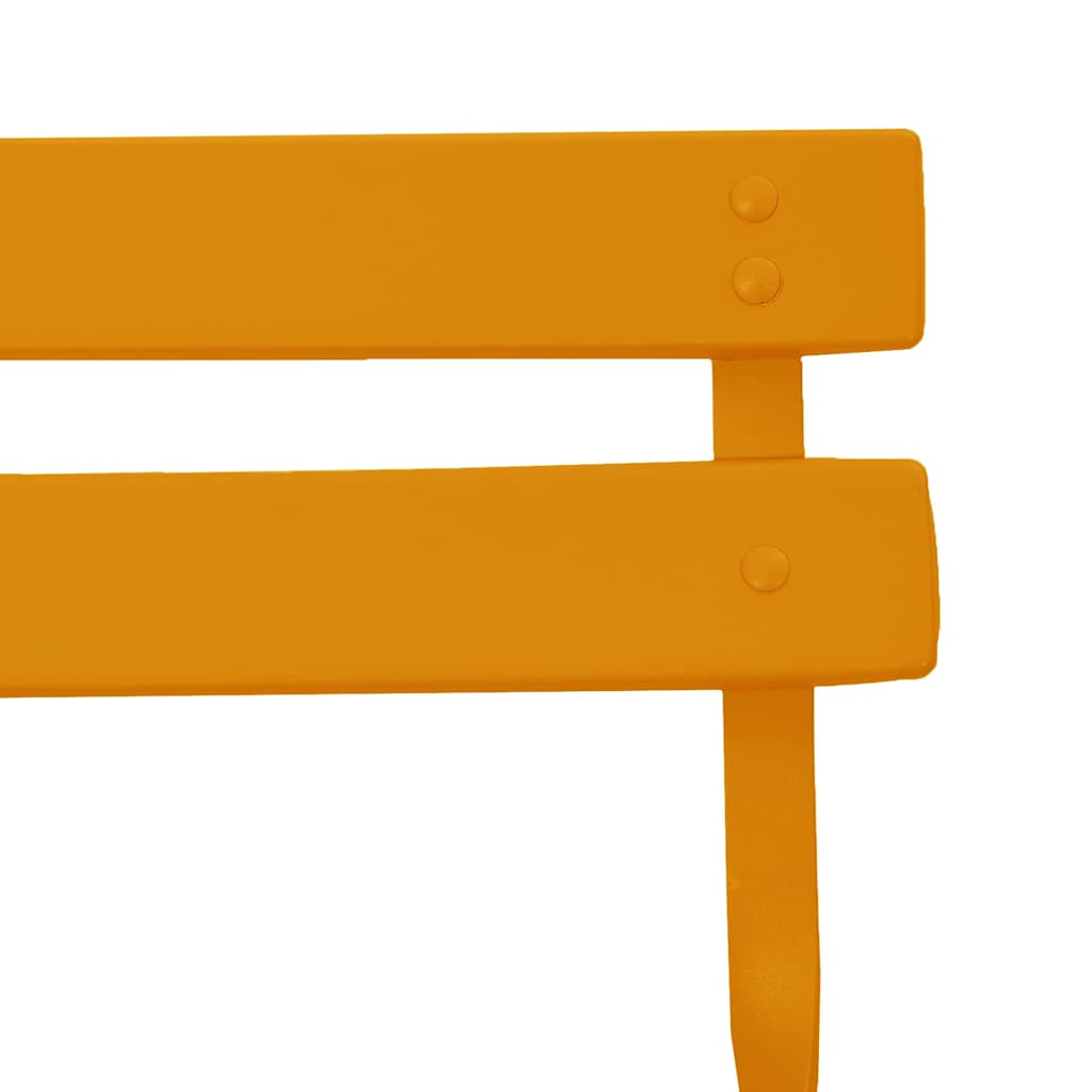 Silla De Jardín Plegable 2 Pcs 42 X 46 X 82Cm Metal