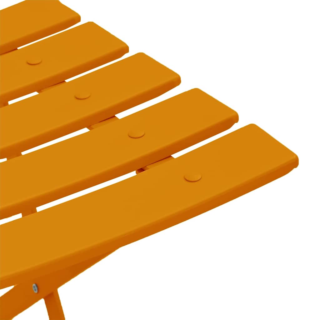 Silla De Jardín Plegable 2 Pcs 42 X 46 X 82Cm Metal