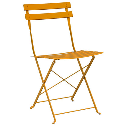 Silla De Jardín Plegable 2 Pcs 42 X 46 X 82Cm Metal
