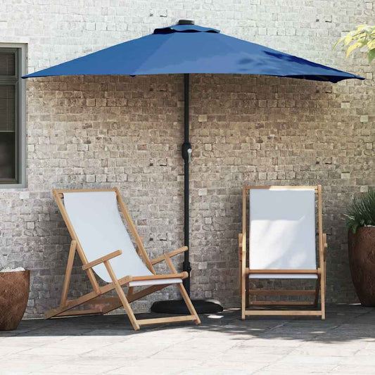 Sombrilla De Jardín 294 X 150 X 224 Cm Poliéster Y Acero