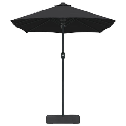 Sombrilla De Jardín 385 X 209 X 244 Cm Poliéster Y Acero
