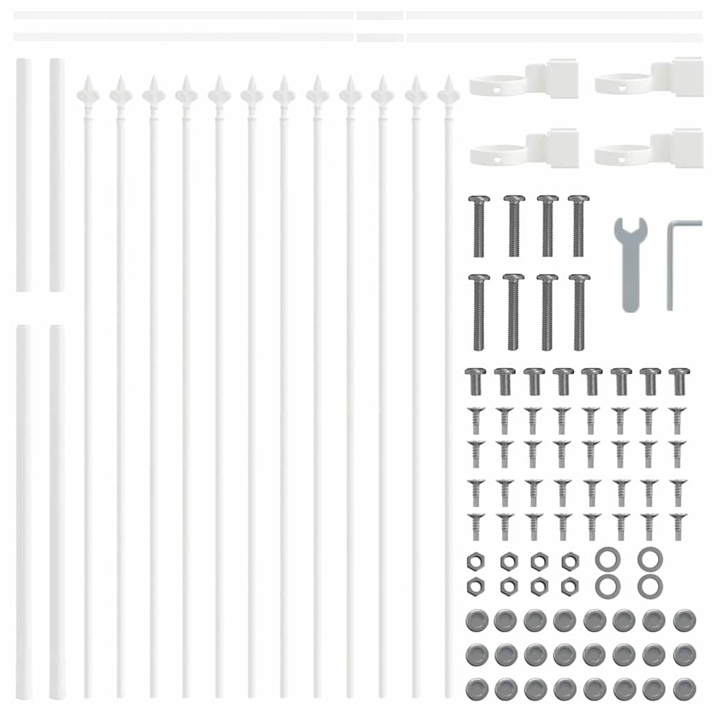 Valla De Jardín 2 Pcs 3,4 X 0,8 M