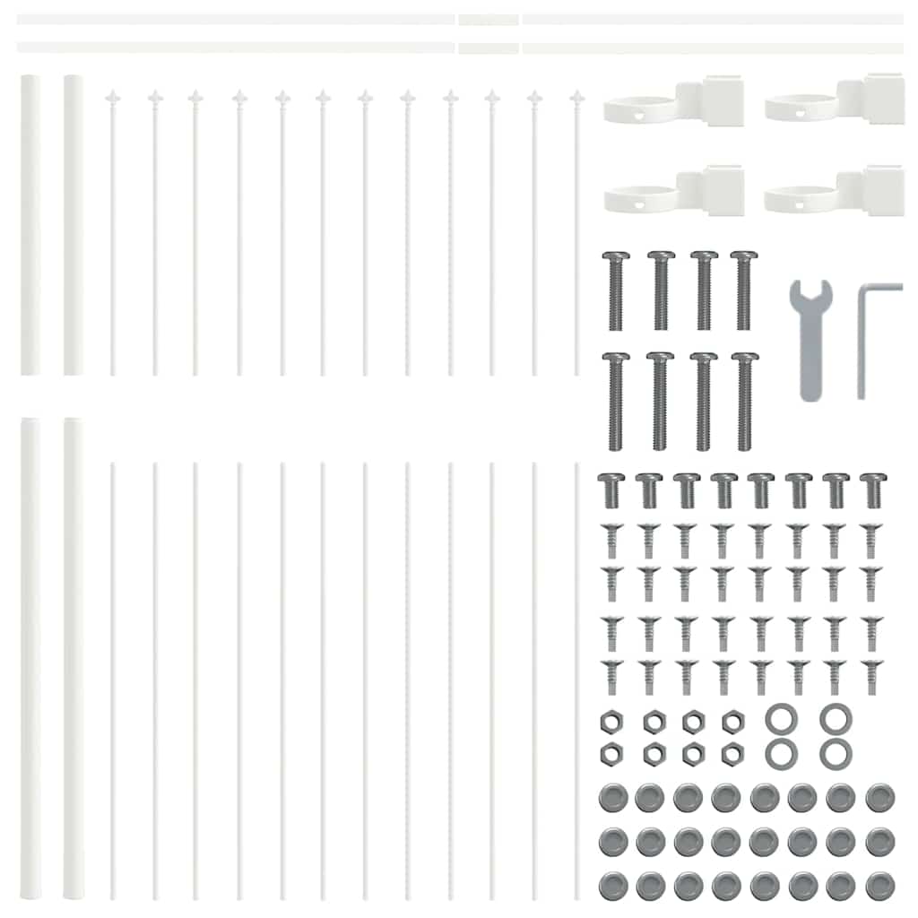 Valla De Jardín 6 Pcs 10,2 X 1,5 M
