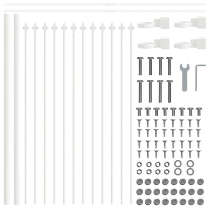 Valla De Jardín 9 Pcs 15,3 X 0,6 M