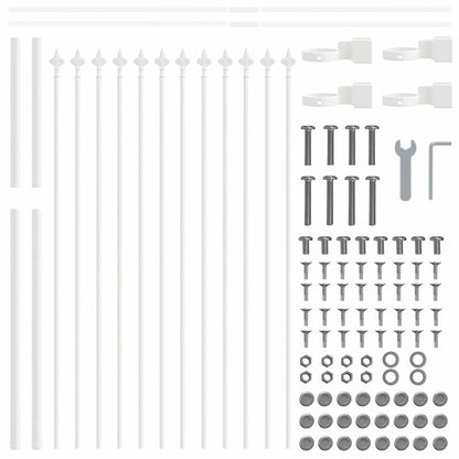 Valla De Jardín 9 Pcs 15,3 X 0,8 M
