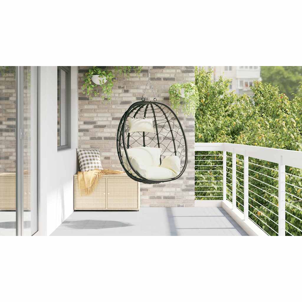 Silla Huevo Colgante 91,5 X 54,5 X 107 Cm Ratán Sintético