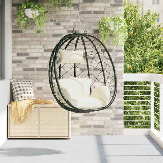 Silla Huevo Colgante 91,5 X 54,5 X 107 Cm Ratán Sintético