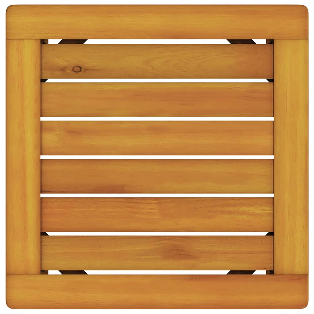 Tumbona Marrón 202 X 53 X 89 Cm Madera De Acacia Sólida
