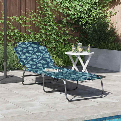 Tumbona Plegable 2 Pcs 188 X 57 X 86,5 Cm Poliéster