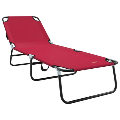 Tumbona Plegable 2 Pcs 188 X 57 X 86,5 Cm Poliéster