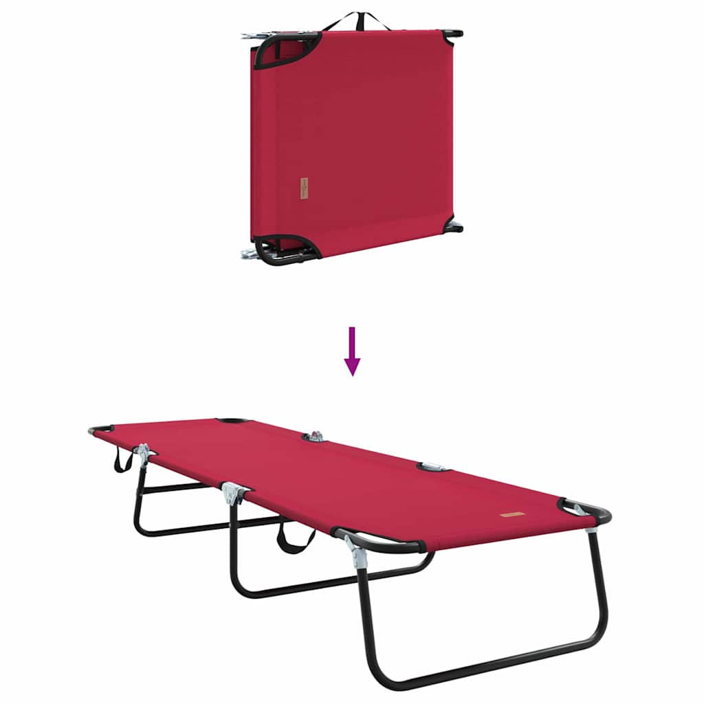 Tumbona Plegable 2 Pcs 188 X 57 X 86,5 Cm Poliéster