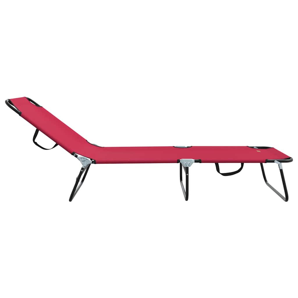 Tumbona Plegable 2 Pcs 188 X 57 X 86,5 Cm Poliéster