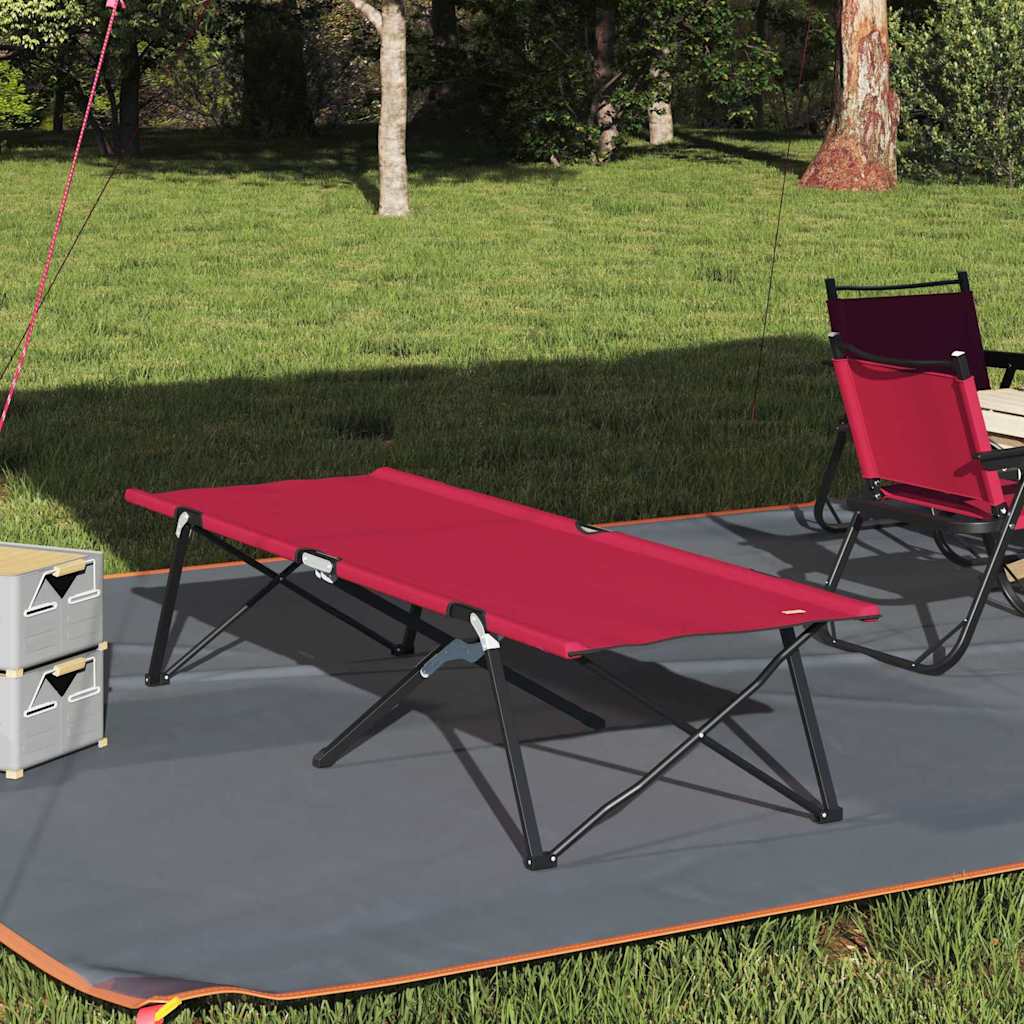 Cama De Camping Plegable Manual 2 Pcs 206 X 76 X 74 Cm