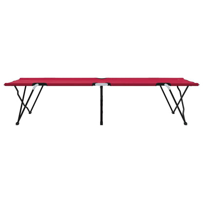 Cama De Camping Plegable Manual 2 Pcs 206 X 76 X 74 Cm