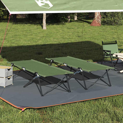 Cama De Camping Plegable Manual 2 Pcs 206 X 76 X 74 Cm