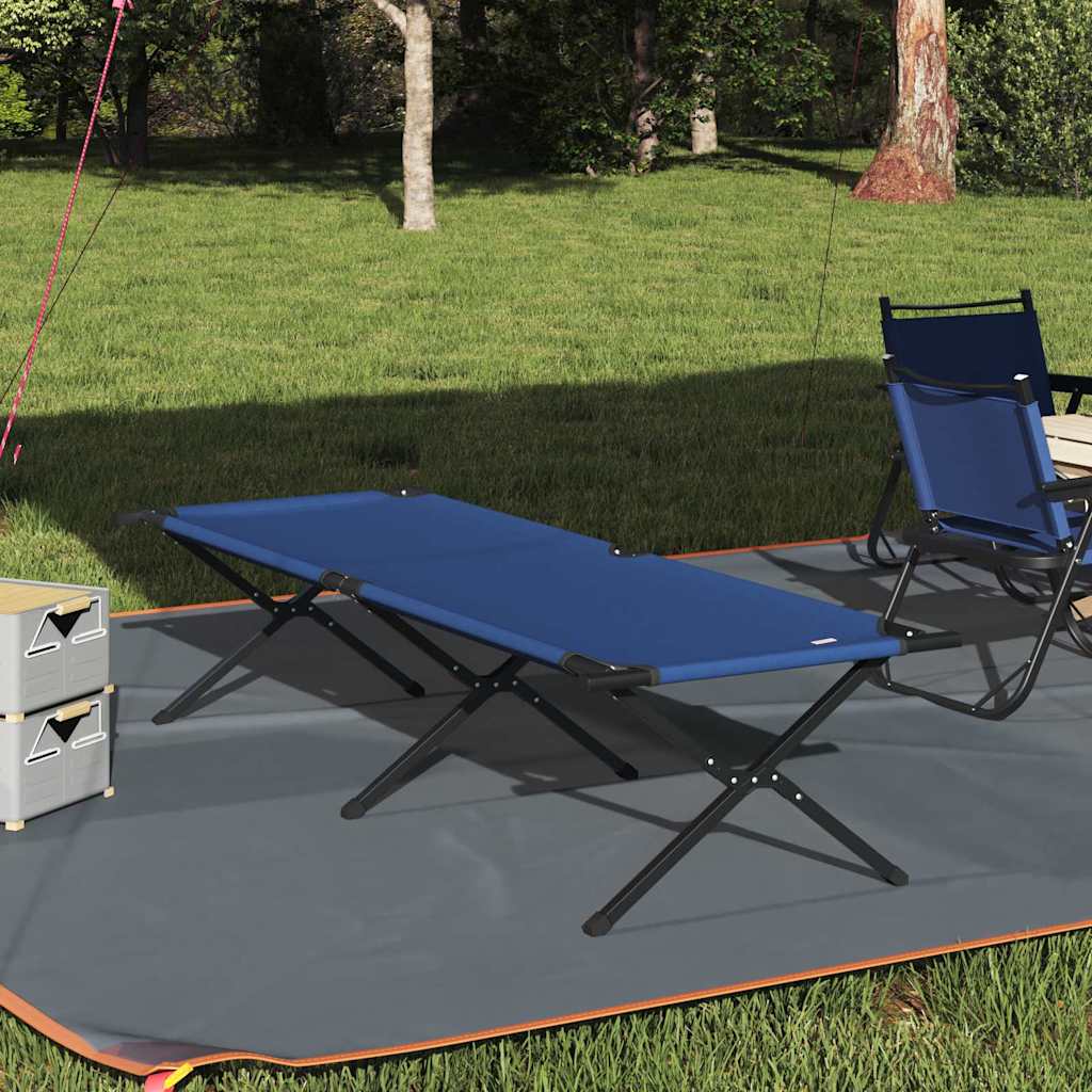 Cama De Camping Plegable Manual 2 Pcs
