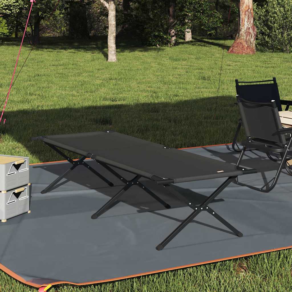 Cama De Camping Plegable Manual 2 Pcs